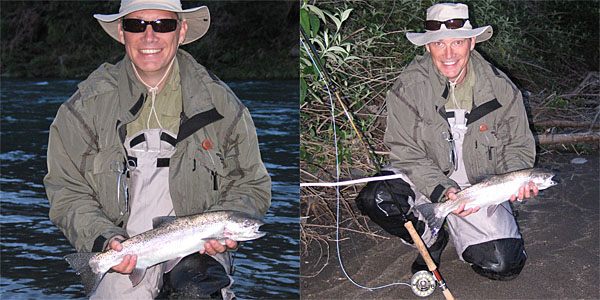 Our Tongariro River rainbow trouts