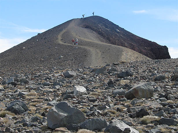 Climb to brim of Red Crater